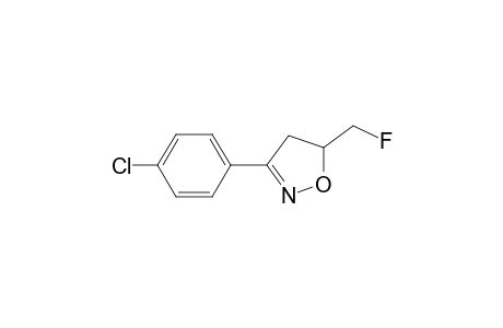 3-(4-Chlorophenyl)-5-(fluoromethyl)-4,5-dihydroisoxazole