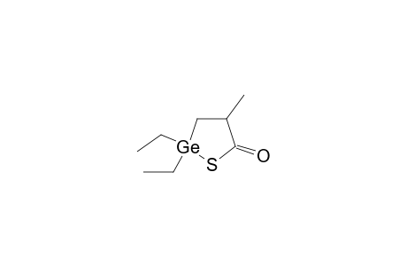 1,2-Thiagermolan-5-one, 2,2-diethyl-4-methyl-