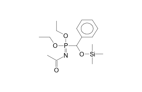 DIETHYL N-ACETYLIMIDO-ALPHA-TRIMETHYLSILOXYBENZYLPHOSPHONATE