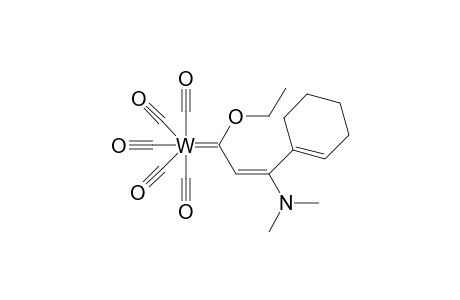 (3E)-4-(Cyclohex-1-enyl)-4-(dimethylamino)-2-ethoxy-1-pentacarbonyltungsta-1,3-butadiene