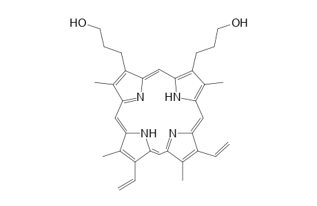 6,7-Bis(3-hydroxypropyl)-1,3,5,8-tetramethyl-2,4-divinylporphyrin