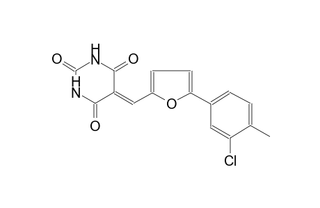 2,4,6(1H,3H,5H)-pyrimidinetrione, 5-[[5-(3-chloro-4-methylphenyl)-2-furanyl]methylene]-