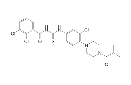 N-[3-chloro-4-(4-isobutyryl-1-piperazinyl)phenyl]-N'-(2,3-dichlorobenzoyl)thiourea