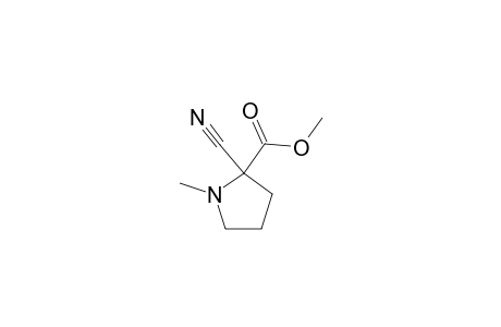 N-METHYL-2-METHOXYCARBONYL-2-CYANO-PYRROLIDINE