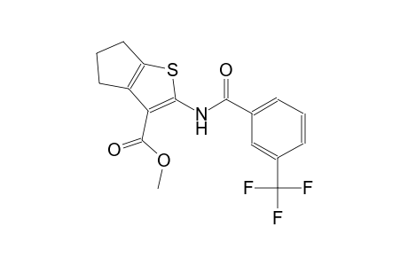 methyl 2-{[3-(trifluoromethyl)benzoyl]amino}-5,6-dihydro-4H-cyclopenta[b]thiophene-3-carboxylate