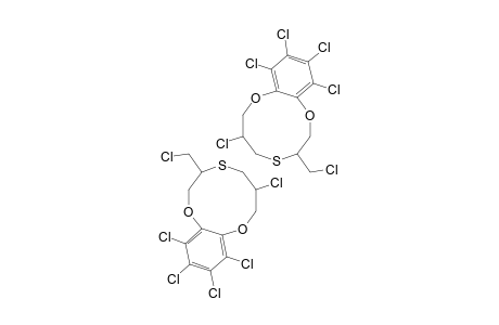 (3RS,6RS)-6-CHLORO-3-CHLOROMETHYL-2,3,6,7-TETRAHYDRO-5H-1,8,4-TETRACHLOROBENZODIOXATHIECIN;OTHER_DIASTEREOMER_NOT_FOUND;CONFORMERS_A_AND_B