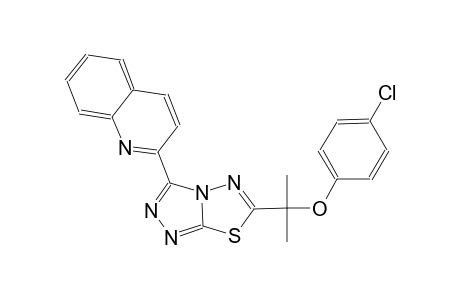 quinoline, 2-[6-[1-(4-chlorophenoxy)-1-methylethyl][1,2,4]triazolo[3,4-b][1,3,4]thiadiazol-3-yl]-