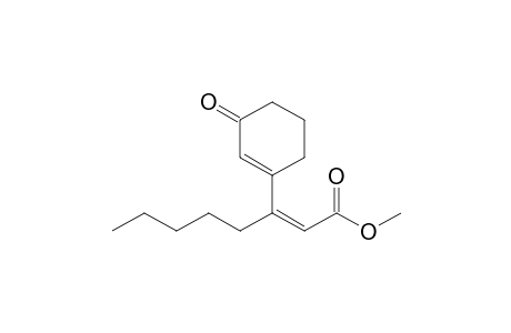 (Z)-3-(3-ketocyclohexen-1-yl)oct-2-enoic acid methyl ester