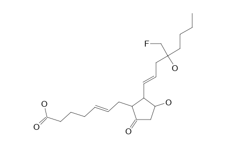 DL-15-Deoxy-16-hydroxy-16-(fluoromethyl)-prostaglandin-E2,epimer-1