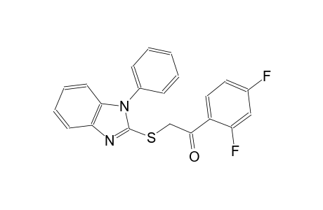 1-(2,4-difluorophenyl)-2-[(1-phenyl-1H-benzimidazol-2-yl)sulfanyl]ethanone