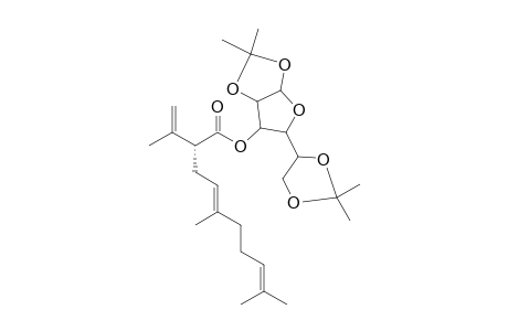 (2R)-(1,2:5,6-Di-O-isopropylidene-.alpha.D-glucofuranos-3-O-yl) 2-isopropenyl-5,9-dimethyldeca-4,8-dienoate