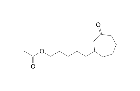 3-(5'-Acetoxypentyl)cycloheptanone