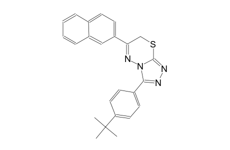 3-(4-tert-butylphenyl)-6-(2-naphthyl)-7H-[1,2,4]triazolo[3,4-b][1,3,4]thiadiazine