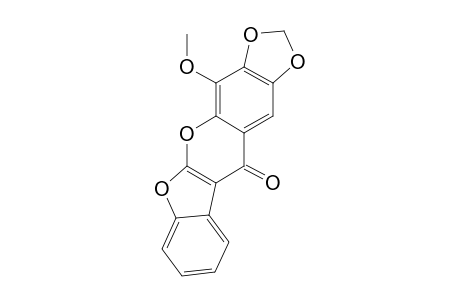 AERVIN-A;8-METHOXY-6,7-METHYLENEDIOXY-COUMARONOCHROMONE