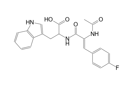 tryptophan, N-[(2Z)-2-(acetylamino)-3-(4-fluorophenyl)-1-oxo-2-propenyl]-