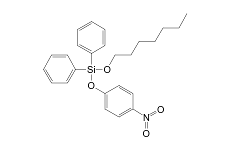 Silane, diphenylheptyloxy(4-nitrophenoxy)-