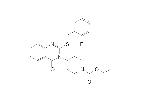 1-piperidinecarboxylic acid, 4-(2-[[(2,5-difluorophenyl)methyl]thio]-4-oxo-3(4H)-quinazolinyl)-, ethyl ester