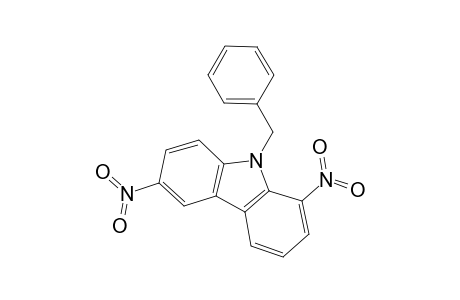 9H-Carbazole, 1,6-dinitro-9-(phenylmethyl)-