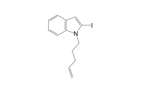 2-Iodo-1-(pennt-1-en-5-yl)-indole