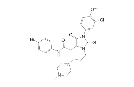 4-imidazolidineacetamide, N-(4-bromophenyl)-1-(3-chloro-4-methoxyphenyl)-3-[3-(4-methyl-1-piperazinyl)propyl]-5-oxo-2-thioxo-