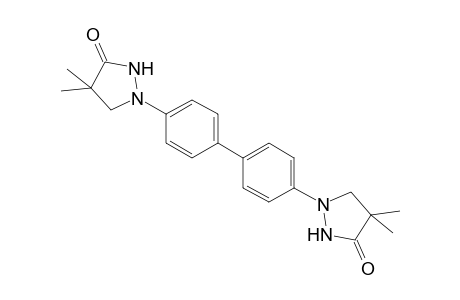 3-Pyrazolidinone, 1,1'-[1,1'-biphenyl]-4,4'-diylbis[4,4-dimethyl-