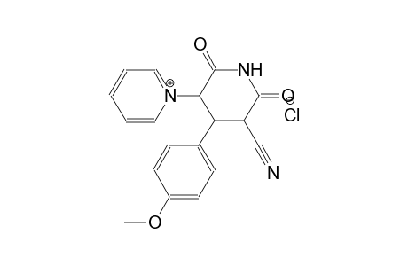 pyridinium, 1-[5-cyano-4-(4-methoxyphenyl)-2,6-dioxo-3-piperidinyl]-,chloride