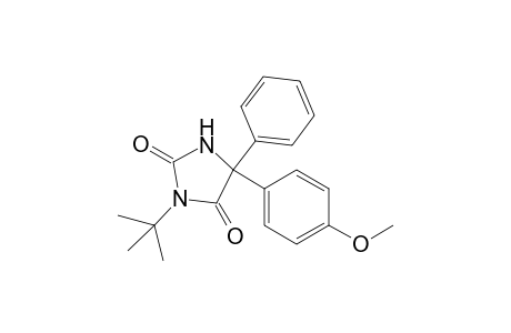 5-Phenyl-3-(t-butyl)-5-(p-methoxyphenyl)-hydantoine