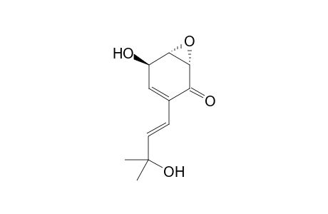 (1S,5R,6S)-5-hydroxy-3-((E)-3-hydroxy-3-methylbut-1-en-1-yl)-7-oxabicyclo[4.1.0]hept-3-en-2-one
