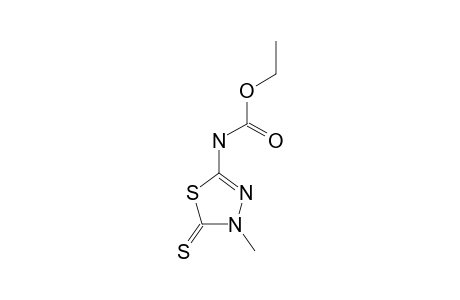 5-ETHOXYCARBONYLAMINO-3-METHYL-1,3,4-THIADIAZOLINE-2-THIONE