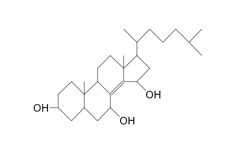 5a-Cholest-8(14)-ene-3b,7a,15a-triol