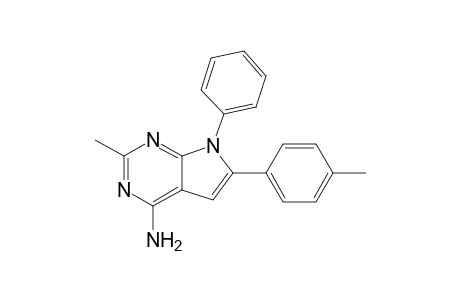 2-methyl-4-amino-6-(p-tolyl)-7-phenyl-7H-pyrrolo[2,3-d]pyrimidine