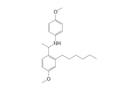 N-{1-(2-n-Hexyl-4-methoxyphenyl)ethyl}-4-methoxyaniline