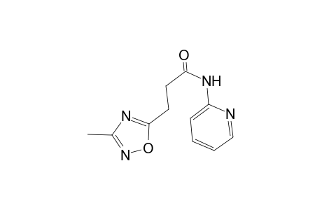 1,2,4-Oxadiazole-5-propanamide, 3-methyl-N-(2-pyridinyl)-