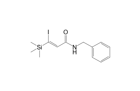 (Z)-3-iodanyl-N-(phenylmethyl)-3-trimethylsilyl-prop-2-enamide