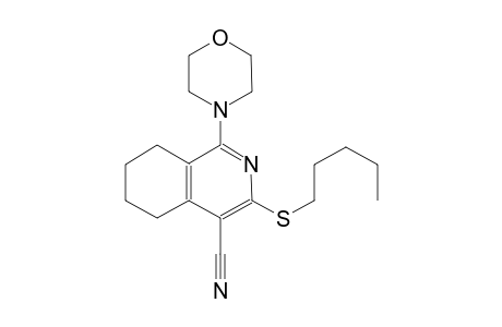 4-isoquinolinecarbonitrile, 5,6,7,8-tetrahydro-1-(4-morpholinyl)-3-(pentylthio)-