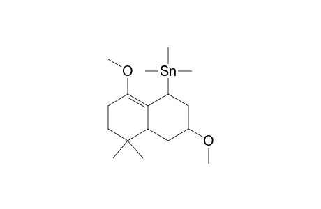 Stannane, trimethyl(1,2,3,4,4a,5,6,7-octahydro-3,8-dimethoxy-5,5-dimethyl-1-naphthalenyl)-