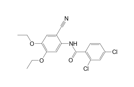 2,4-Dichloro-N-(2-cyano-4,5-diethoxyphenyl)benzamide