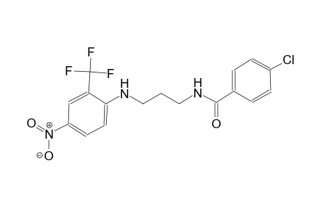 benzamide, 4-chloro-N-[3-[[4-nitro-2-(trifluoromethyl)phenyl]amino]propyl]-