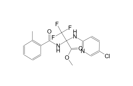 alanine, N-(5-chloro-2-pyridinyl)-3,3,3-trifluoro-2-[(2-methylbenzoyl)amino]-, methyl ester