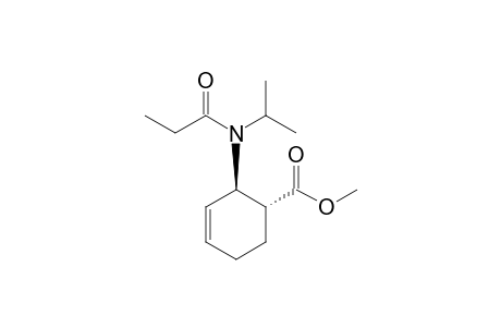 Methyl (trans)-2-(N-propionyl-N-isopropylamino)cyclohex-3-ene-1-carboxylate