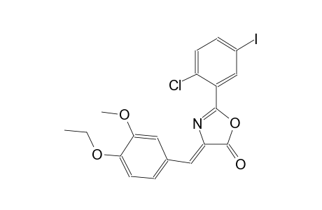 (4Z)-2-(2-chloro-5-iodophenyl)-4-(4-ethoxy-3-methoxybenzylidene)-1,3-oxazol-5(4H)-one