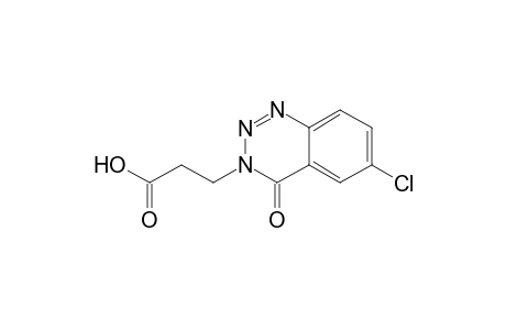 1,2,3-Benzotriazine-3(4H)-propanoic acid, 6-chloro-4-oxo-