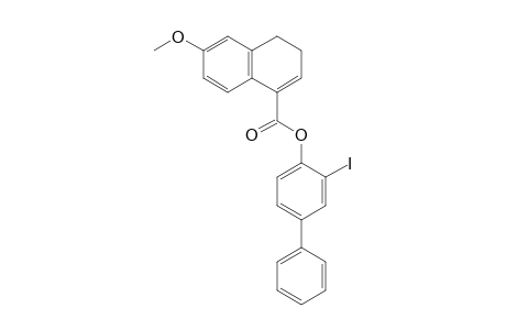 2-Iodo-4-phenylphenyl 6-methoxy-3,4-dihydronaphthalene-1-carboxylate