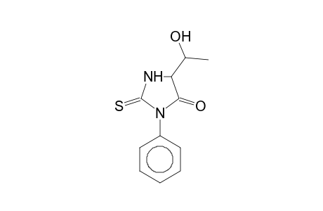 4-Imidazolidinone, 5-(1-hydroxyethyl)-3-phenyl-2-thioxo-