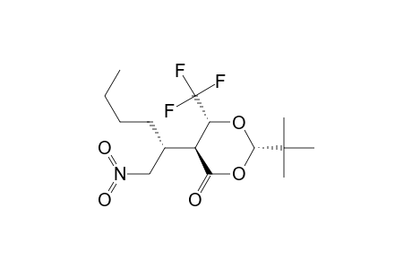 1'R,2S,5S,6R-5-(1'-Nitromethylpentyl)-2-(t-butyl)-6-(trifluoromethyl)-1,3-dioxan-4-one