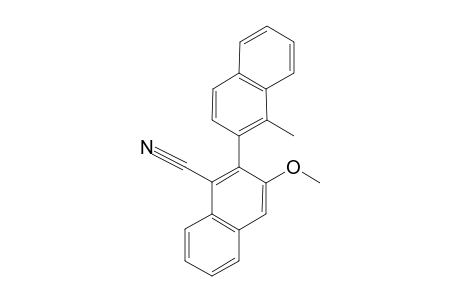 (-)-(S)-3-METHOXY-1'-METHYL-2,2'-BINAPHTHALENE-1-CARBONITRILE