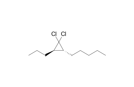 trans-1,1-dichloro-2-pentyl-3-propyl-cyclopropane