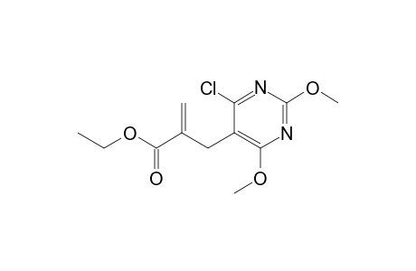 ethyl 2-((4-chloro-2,6-dimethoxypyrimidin-5-yl)methyl)acrylate