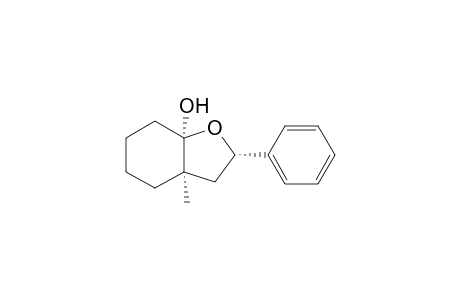 (2.alpha.,3a.alpha.,7a.alpha.)-7a-Hydroxy-3a-methyl-2-phenyl-perhydrobenzofuran
