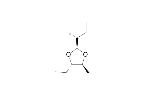 (2-S*,1'-R,4-S*,5-S*)-2-(1-METHYLPROPYL)-4-ETHYL-5-METHYLDIOXOLANE